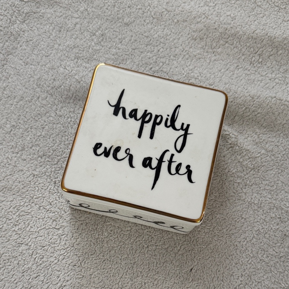 Kate Spade Happily Ever After Trinket Box